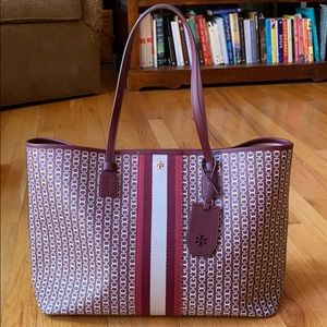Tory Burch Gemini Link Canvas Tote